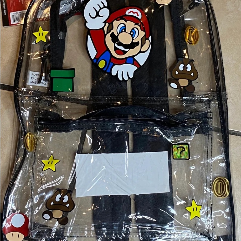 Super Mario Clear Backpack
